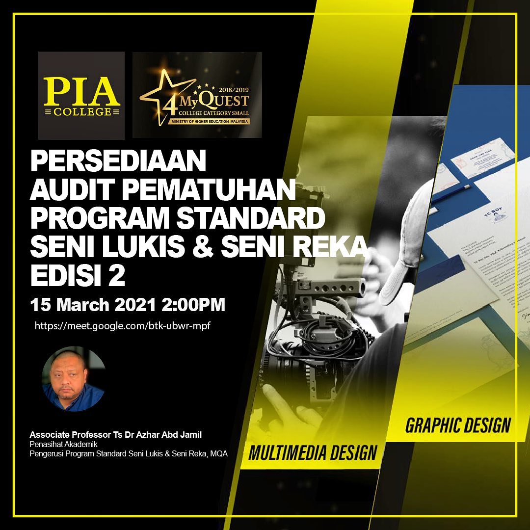 Persediaan Audit Pematuhan Program Standard Seni Lukis & Seni Reka Image